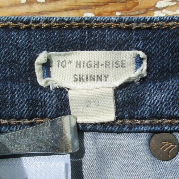 MADEWELL Jeans Size 28 High Rise Skinny Denim - Picture 10 of 11